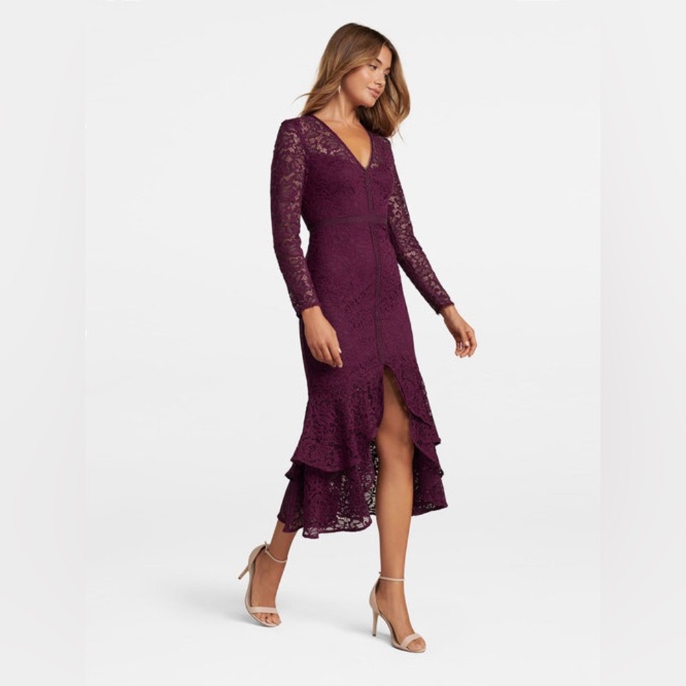 NWT Forever New Plum Purple Dress. - Picture 3 of 6